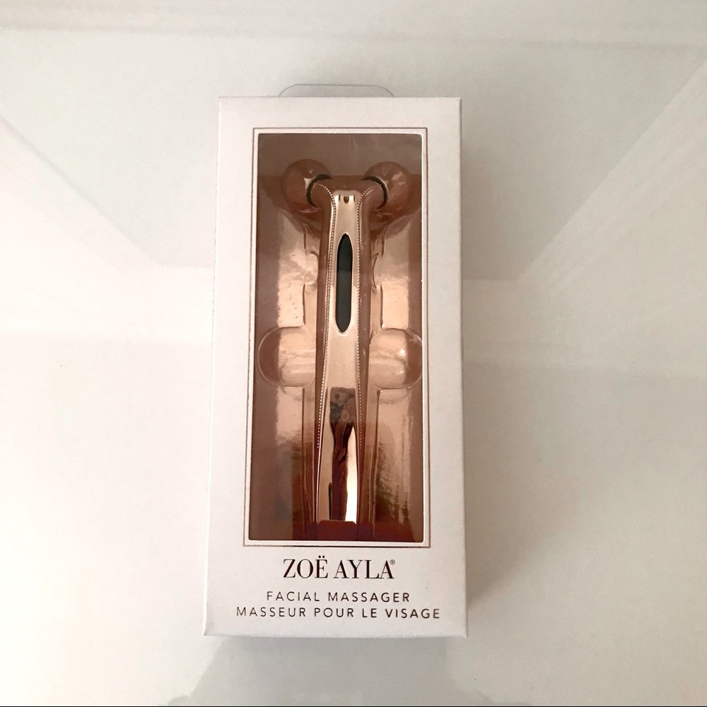 ZOË AYLA Rose Gold Facial Massager